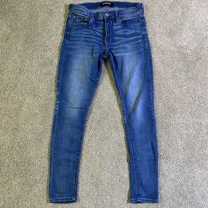 Express mid rise jeans, size 10